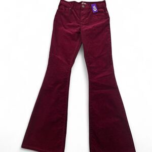 Sugar & Jade Girls Burgundy Flare Jeans Size 14 NWT Western Style
